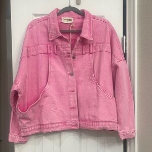 Savanna Jane Pink Denim Jacket